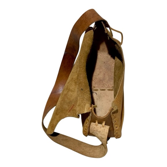 Vintage 1970’s Handcrafted Leather Shoulder Bag - Picture 8 of 8